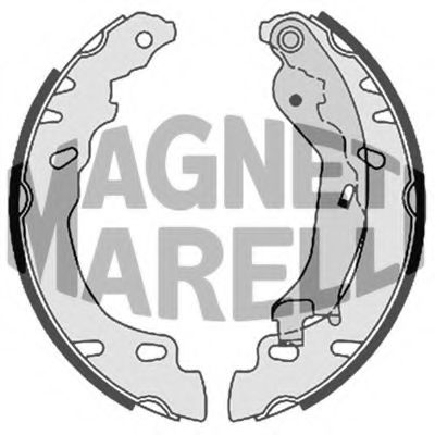 Тормозные колодки барабанные MAGNETI MARELLI 360219196310