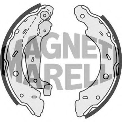 Тормозные колодки барабанные MAGNETI MARELLI 360219198292