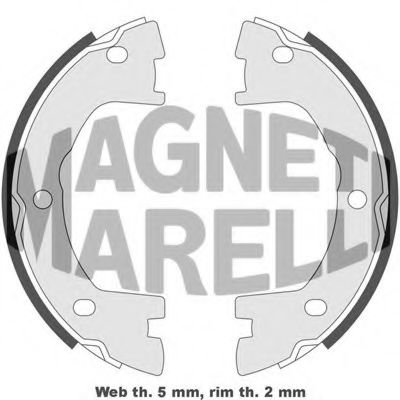 Тормозные колодки барабанные MAGNETI MARELLI 360219198295