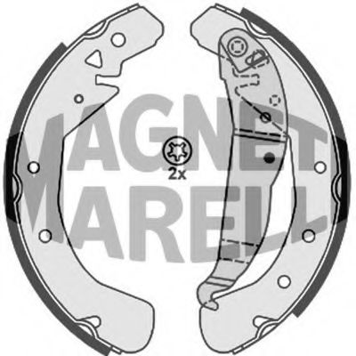 Тормозные колодки барабанные MAGNETI MARELLI 360219198297