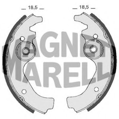 Тормозные колодки барабанные MAGNETI MARELLI 360219198304