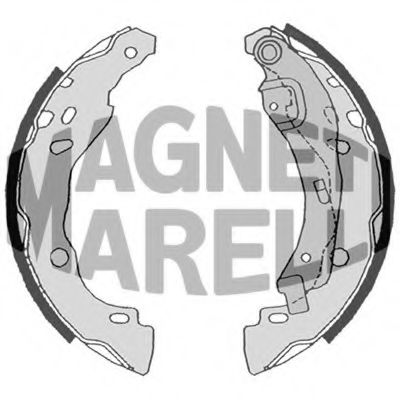 Тормозные колодки барабанные MAGNETI MARELLI 360219198308
