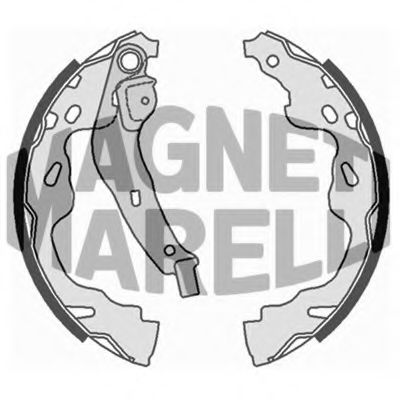 Тормозные колодки барабанные MAGNETI MARELLI 360219198309