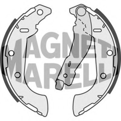 Тормозные колодки барабанные MAGNETI MARELLI 360219198315