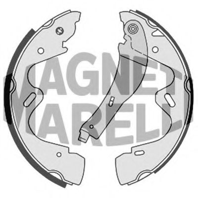 Тормозные колодки барабанные MAGNETI MARELLI 360219198320