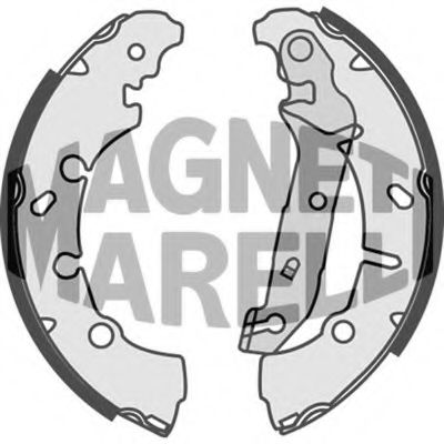 Тормозные колодки барабанные MAGNETI MARELLI 360219198326
