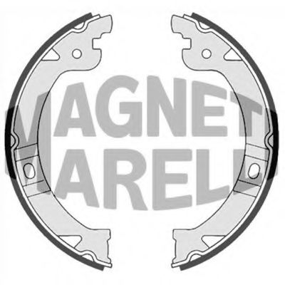 Тормозные колодки барабанные MAGNETI MARELLI 360219198345
