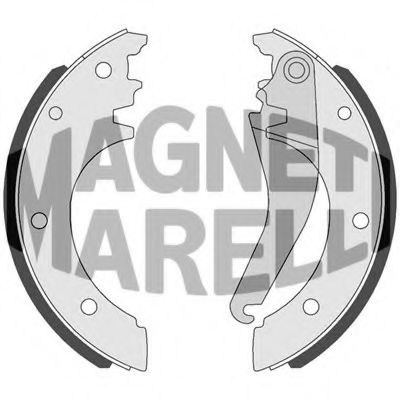 Тормозные колодки барабанные MAGNETI MARELLI 360219198356