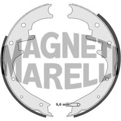 Тормозные колодки барабанные MAGNETI MARELLI 360219198368