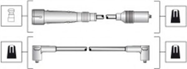 Комплект проводов зажигания MAGNETI MARELLI 941318111283