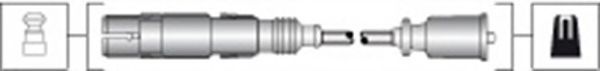 Комплект проводов зажигания MAGNETI MARELLI 941318111304