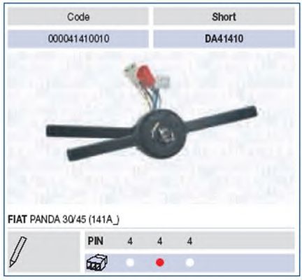 Под рулевой переключатель MAGNETI MARELLI 000041410010