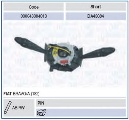Под рулевой переключатель MAGNETI MARELLI 000043084010