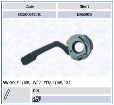 Под рулевой переключатель MAGNETI MARELLI 000050079010