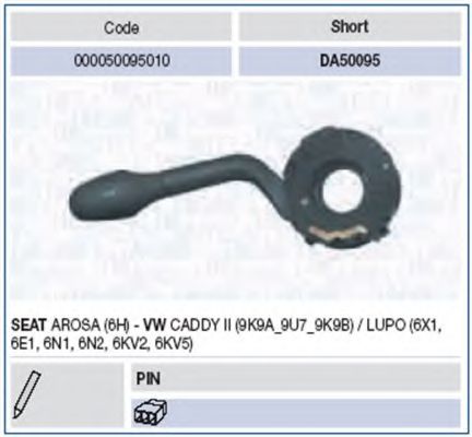 Под рулевой переключатель MAGNETI MARELLI 000050095010