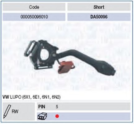 Под рулевой переключатель MAGNETI MARELLI 000050096010