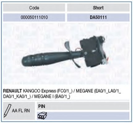 Под рулевой переключатель RENAULT 7701045865