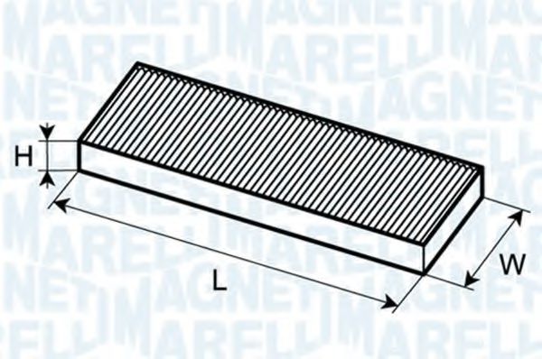 Фильтр салона MAGNETI MARELLI 350203061000