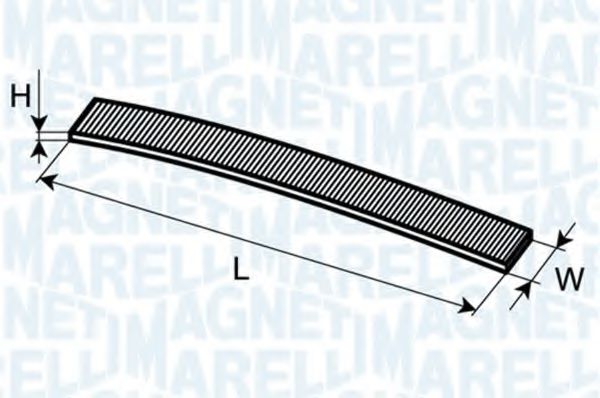 Фильтр салона MAGNETI MARELLI 350203062080