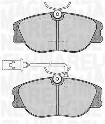 Тормозные колодки MAGNETI MARELLI 363916060117