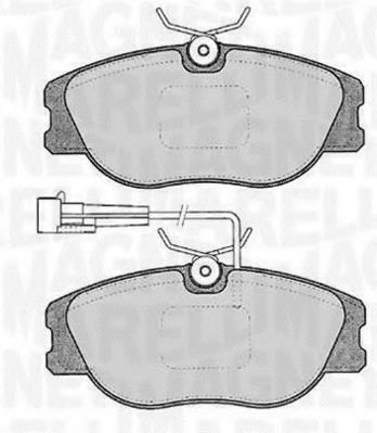 Тормозные колодки MAGNETI MARELLI 363916060122