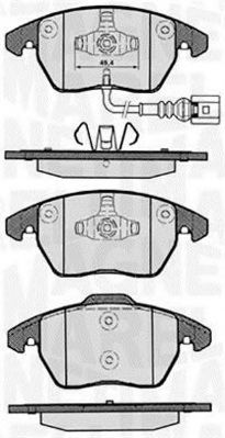 Тормозные колодки MAGNETI MARELLI 363916060135