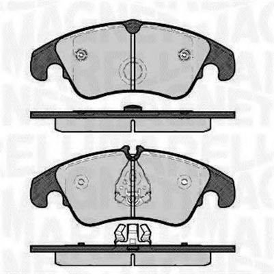 Тормозные колодки MAGNETI MARELLI 363916060140