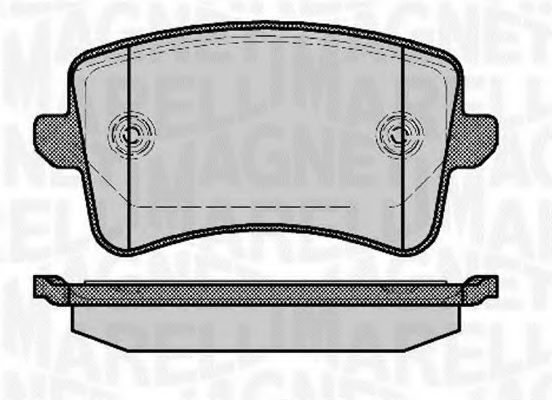 Тормозные колодки MAGNETI MARELLI 363916060141
