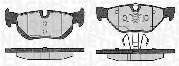 Тормозные колодки MAGNETI MARELLI 363916060149