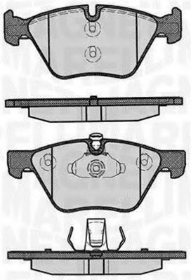 Тормозные колодки MAGNETI MARELLI 363916060156