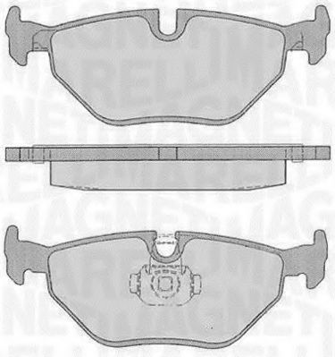 Тормозные колодки MAGNETI MARELLI 363916060157