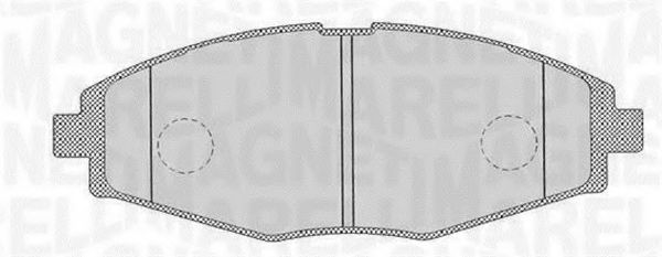 Тормозные колодки MAGNETI MARELLI 363916060164