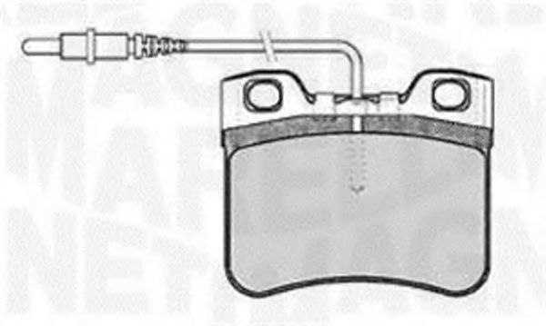Тормозные колодки MAGNETI MARELLI 363916060165