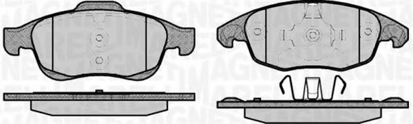 Тормозные колодки MAGNETI MARELLI 363916060169