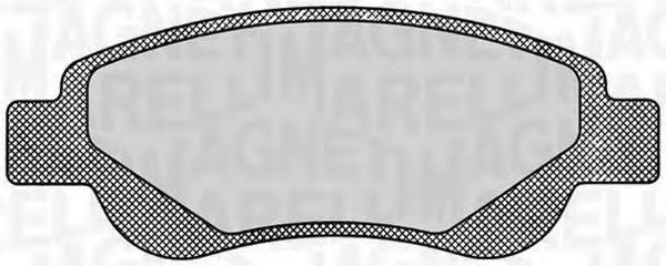 Тормозные колодки MAGNETI MARELLI 363916060172
