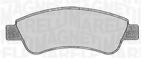 Тормозные колодки MAGNETI MARELLI 363916060174