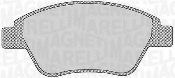Тормозные колодки MAGNETI MARELLI 363916060176