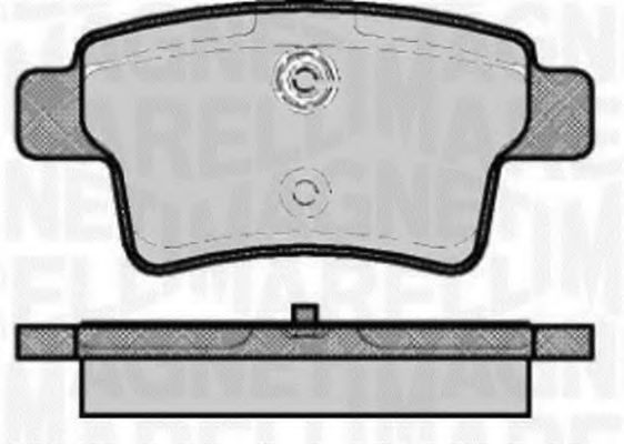 Тормозные колодки MAGNETI MARELLI 363916060177