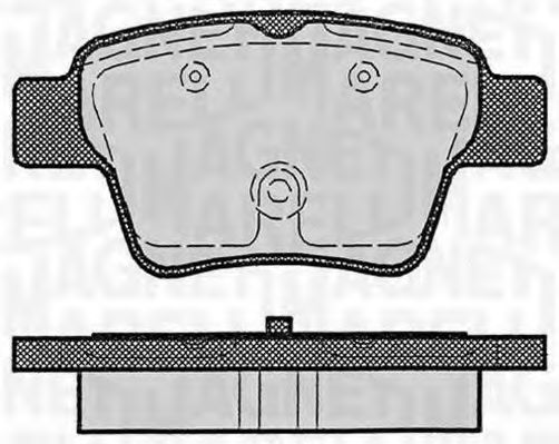 Тормозные колодки MAGNETI MARELLI 363916060179