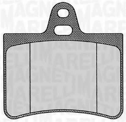 Тормозные колодки MAGNETI MARELLI 363916060180