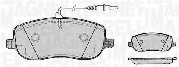 Тормозные колодки MAGNETI MARELLI 363916060182