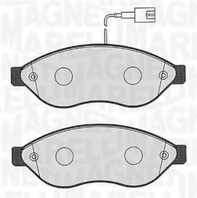 Тормозные колодки MAGNETI MARELLI 363916060189