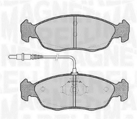 Тормозные колодки MAGNETI MARELLI 363916060195