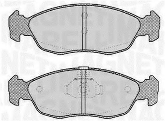 Тормозные колодки MAGNETI MARELLI 363916060196