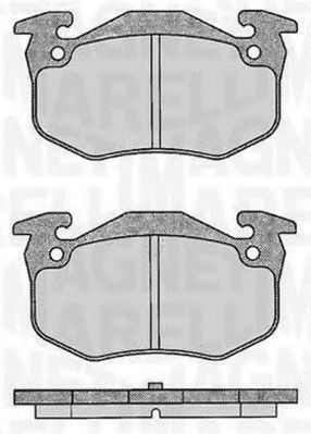 Тормозные колодки MAGNETI MARELLI 363916060197