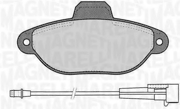 Тормозные колодки MAGNETI MARELLI 363916060217