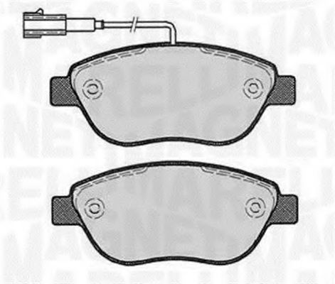 Тормозные колодки MAGNETI MARELLI 363916060221