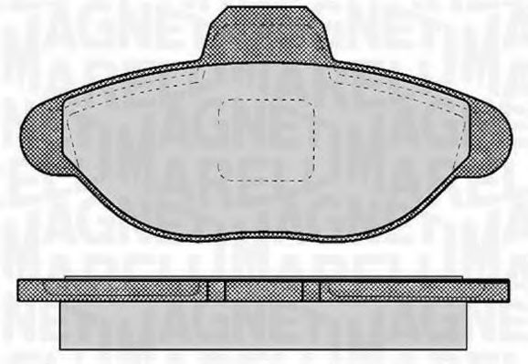 Тормозные колодки MAGNETI MARELLI 363916060223