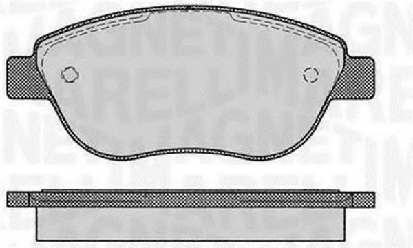 Тормозные колодки MAGNETI MARELLI 363916060228