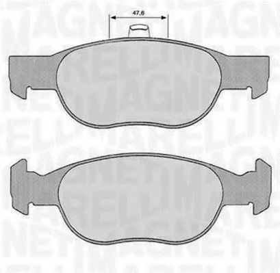 Тормозные колодки MAGNETI MARELLI 363916060240